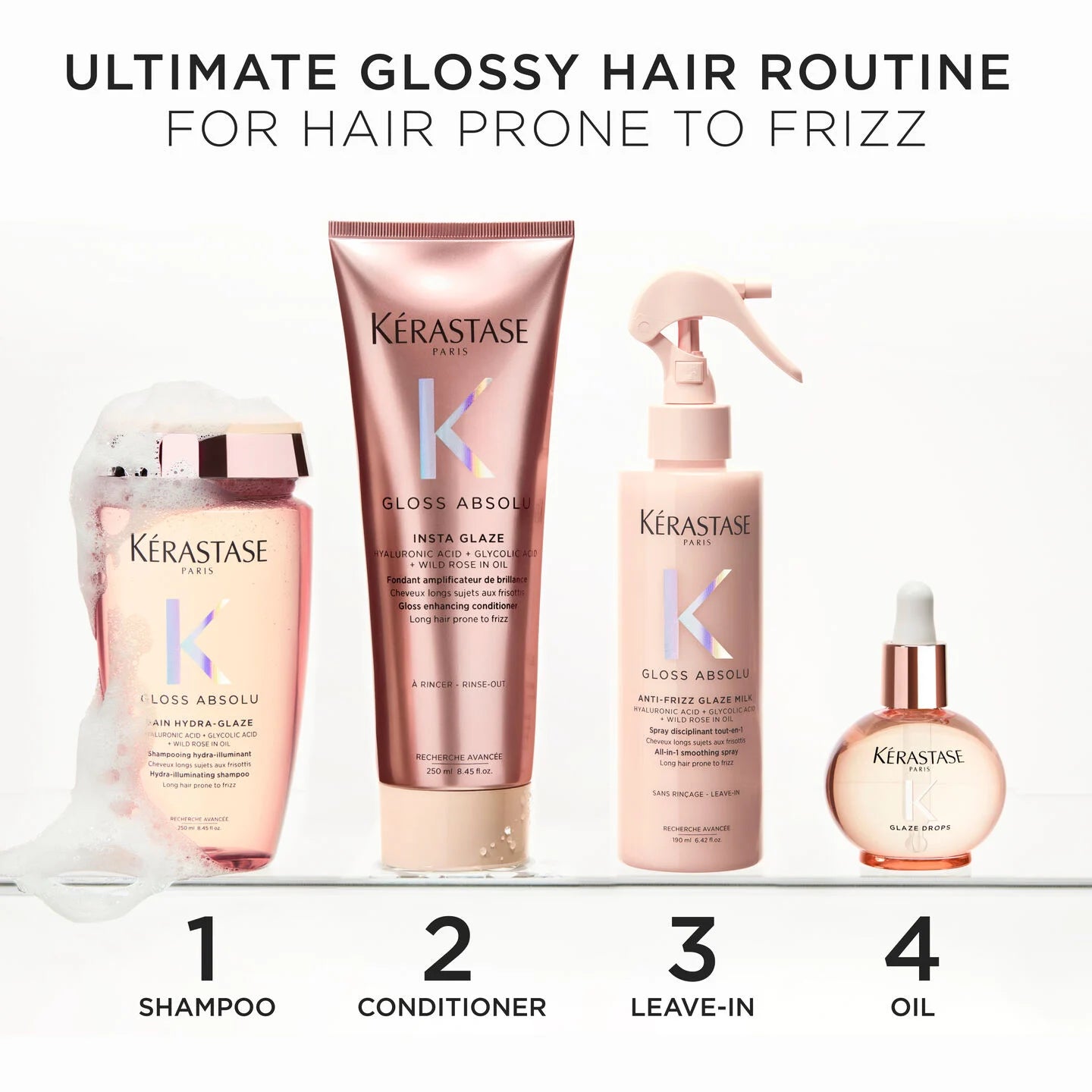 GLOSS ABSOLU GLAZE DROPS ANTI-FRIZZ HAIR OIL