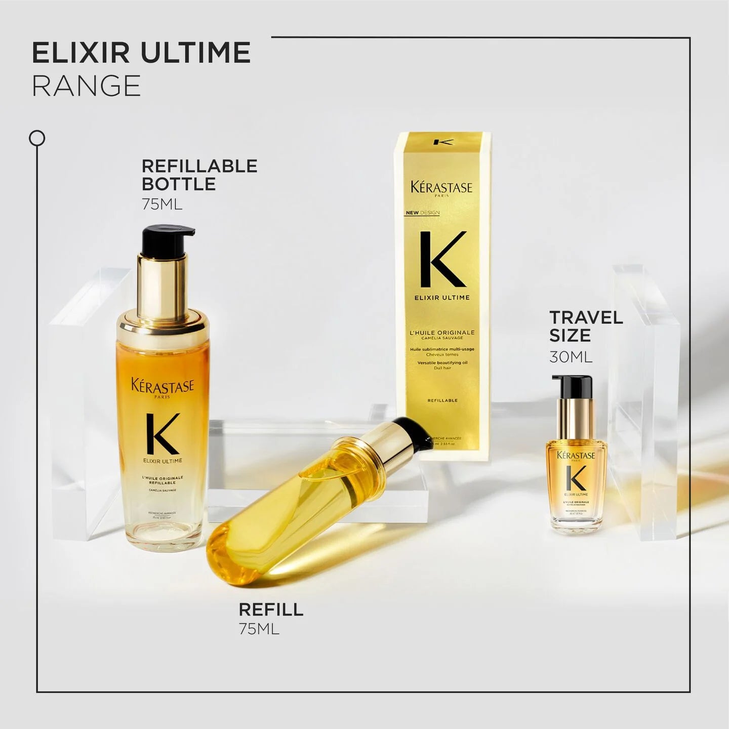 ELIXIR ULTIME REFILLABLE HYDRATING HAIR OIL