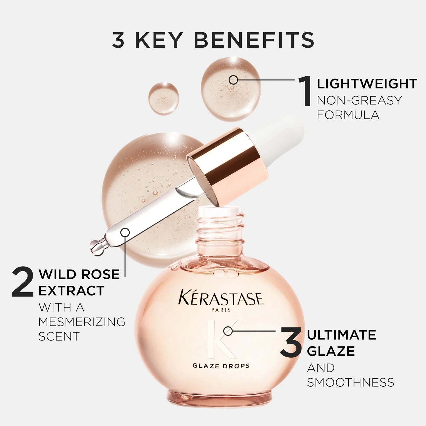GLOSS ABSOLU GLAZE DROPS ANTI-FRIZZ HAIR OIL